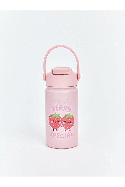 LC Waikiki Mixed Strawberry Printed Steel Thermos Water Bottle (W6)