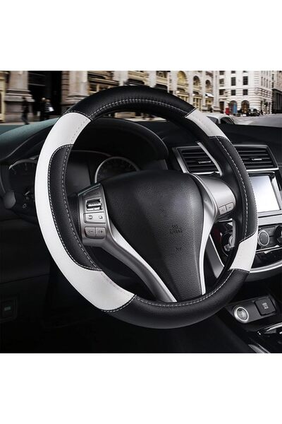 ELECDON Car Steering Wheel Cover, Microfibre Leather Auto Car Steering Wheel ...