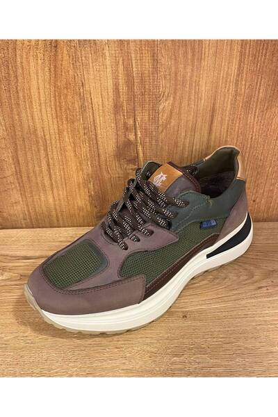 MARCOMEN 20265 Men's Green Sneaker Shoes