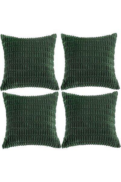 Fancy Homi 4 Packs Boho Black Decorative Throw Pillow Covers 18x18 Inch for L...