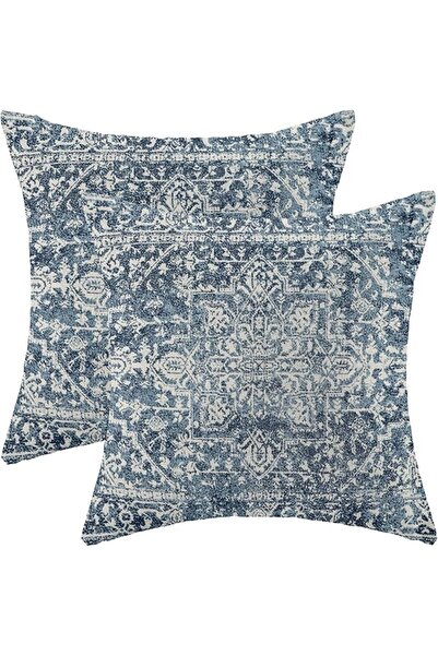 Gohdiwh Boho Pillow Covers 18x18 Set of 2, Ethnic Design Boho Decorative Thro...
