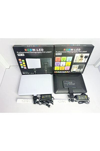 Primo Plus Professional Large-Format PM-36 RGBW-LED Panel Light for Photograp...