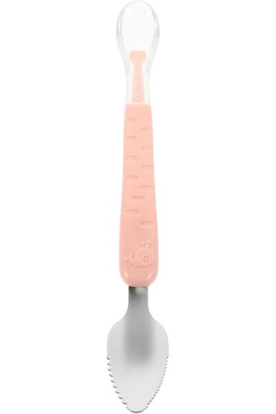 Arabest Double-Head Complementary Food Scoop,Silicone & Stainless Steel Tips,...