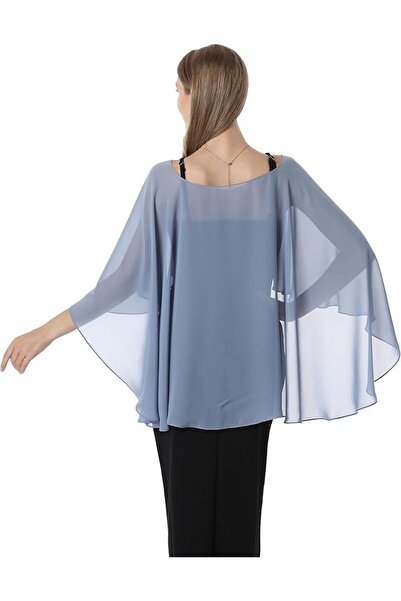 GENERAL womens Chiffon Cape001 Pashmina Shawl