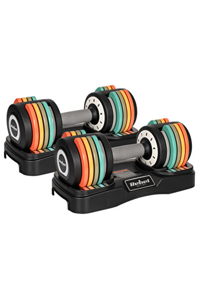 Rebel Set de 2 gantere reglabile din fontă 1-10 kg - Active