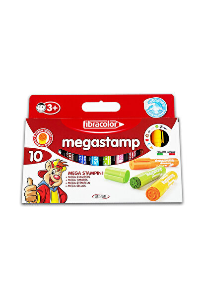 MC Micostore Carioca Fibracolor Megastamp 10 culori superlavabila