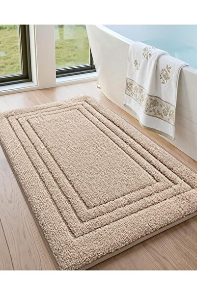DEXIFUXI DEXI Bathroom Mat 50 x 80 cm, Non Slip Washable Bathroom Rug, Soft A...