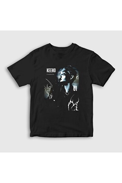 Presmono Unisex Kids Black Keeho K-Pop P1Harmony T-Shirt 620114Tt