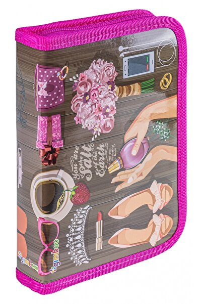 MC Micostore School pencil case GIMBOO with accessories 1 compartment 1 divid...