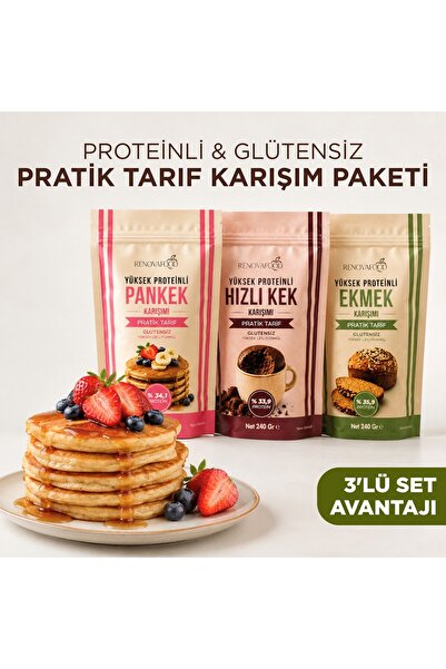 Renovafood Proteinli Pratik Tarif Avantaj Paketi