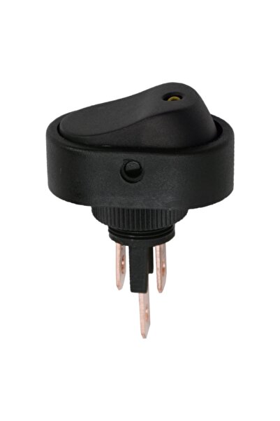 Alista Home Comutator basculant LED galben 12V 20A, întrerupător ON-OFF pentr...