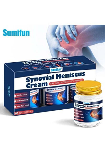 SUMIFUN 3-Pcs Set Synovial Meniscus Cream,Pain Relief Ointment, Meniscus Dama...