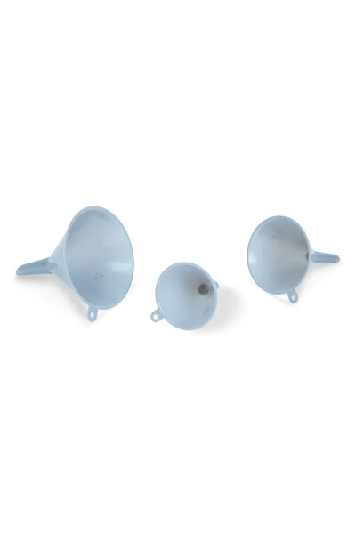 Alista Home Set de pâlnii din plastic pentru bucătărie, 3 piese, dimensiuni d...