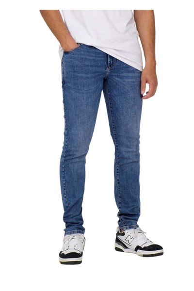 Only & Sons Loom Slim Jeans 22026756 - M.Blue - w36-l34