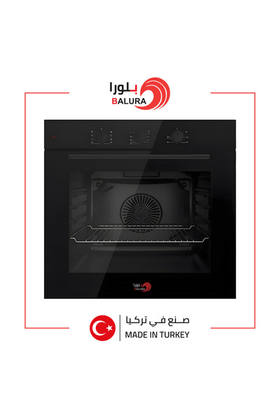 BALURA فرن بلورا بلت إن كهرباء 60 سم – 7 وظائف – أسود – تايمر مفتاح (PL 607 B/M)