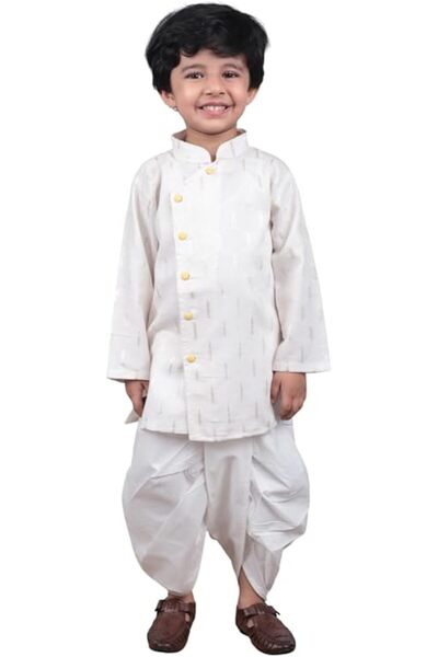 Polka Tots unisex-baby Festive Angrakha-1299_1 Angrakha Full Sleeve (pack of 2)