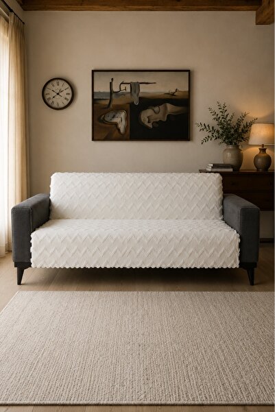 ARİFE HOME غطاء أريكة مرن قابل للغسل، غطاء أريكة بثلاثة مقاعد، غطاء أريكة واحد.