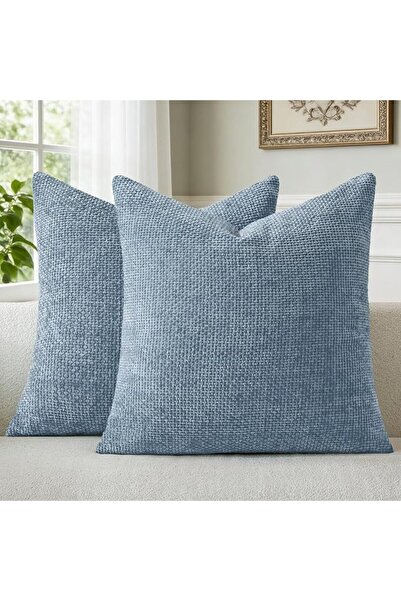 a moment Light Green Chenille Cushion Cover Throw Pillow Covers 45 x 45 CM Pa...