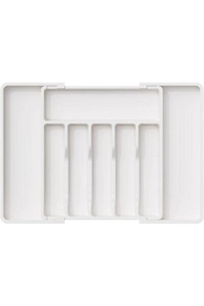 LUOXUN Kitchen Drawer Organizer, Expandable Utensil Tray, BPA Free Flatware H...