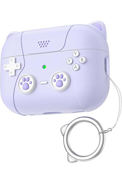 GENERAL for Airpods Pro 2 Case, Cute Cartoon Cat Ear Shape Soft Silicone Head...