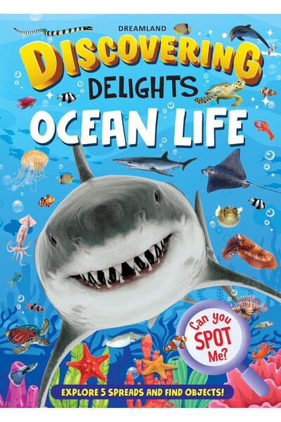 Dreamland Publications Ocean Life Discovering Delights Flap Book for Kids Age...