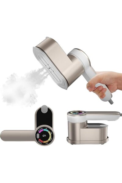 Tazweeq Travel Steamer, Portable Mini Steam Ironing Machine, 6 Iron Modes Tra...