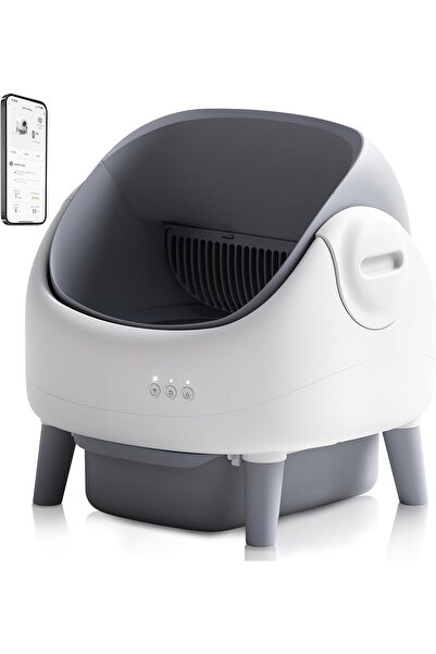 Generic Brand Open Top Automatic Cat Litter Box – Smart Self-Cleaning Cat Toi...