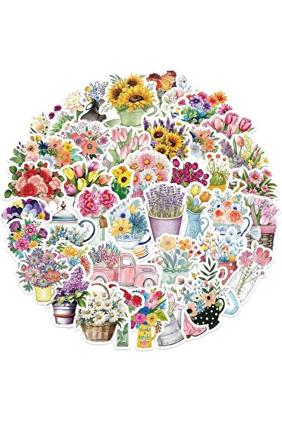 Generic 50 PCS Butterfly Stickers Pack Blue Lovely Waterproof Decals for Lapt...