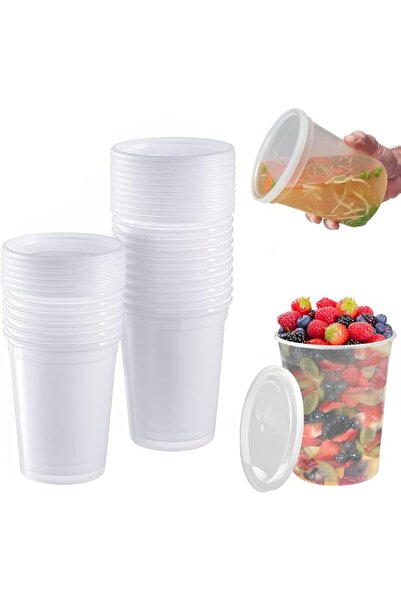 Generic (32oz)24pcs Food Storage Container,With Sealed Lid,storage Tank,hot P...