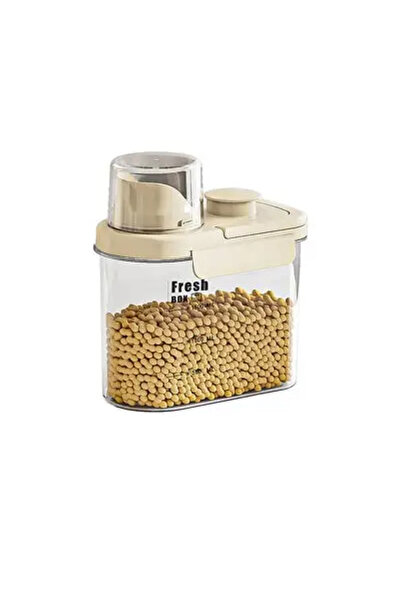 Arabest 2000ml Cereal Dispenser,Easy Flow Plastic Food Storage Container with...