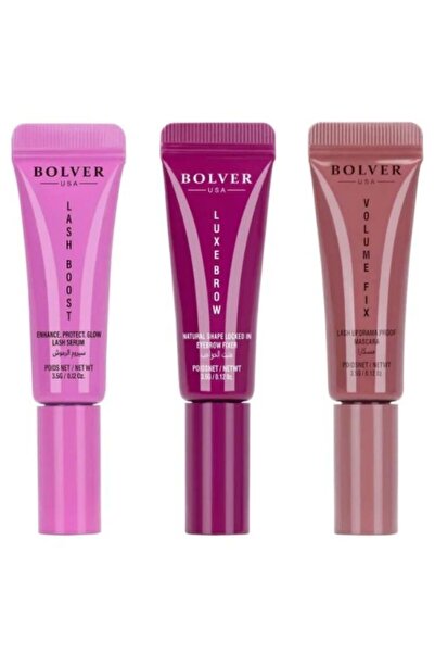 Bolver طقم مكياج الحواجب والرموش بوفلور ميني - 3 قطع