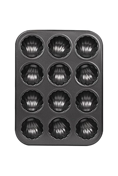 Generic YelaJoy Mold Cake Pan for Madeleine –12-Cavity Non-Stick Spherical Sh...