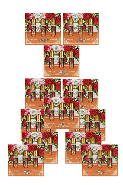 ROSELLA 12 قطعة من مجموعة هدايا عطر المخلطات العطرية 3 × 6 مل