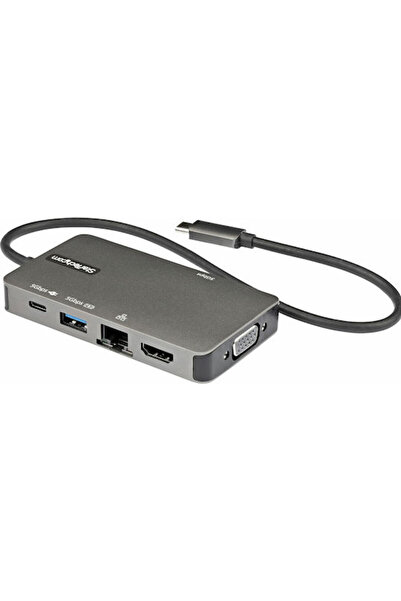 startech Σταθμός σύνδεσης USB-C με HDMI 4K PD Ethernet Γκρι (DKT30CHVPD2)