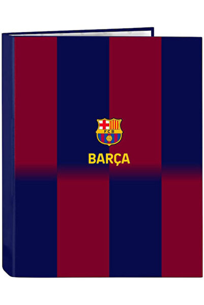FC BARCELONA F.C. Ντοσιέ Μπαρτσελόνα με 4 κρίκους για χαρτί Α4, Μπλε, F.C. Μπ...