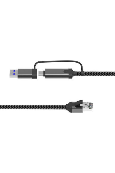 MicroConnect Καλώδιο Προσαρμογέα Cat6 FTP σε USB A-C 10 Μέτρα