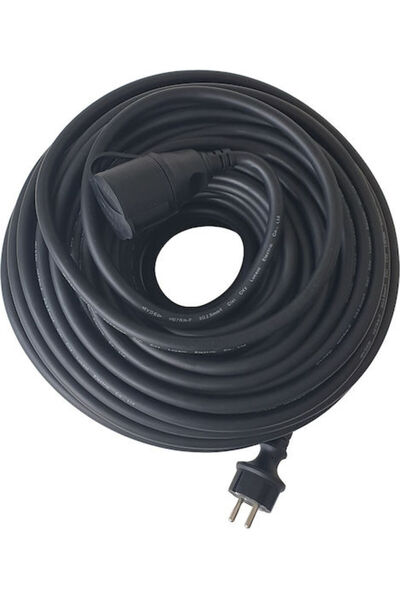 Entac Αδιάβροχο Καλώδιο Προέκτασης 3 x 2.5mm²/40μ Μαύρο Κωδικός: 15.005.0430