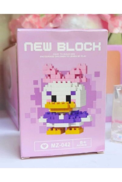 elaa aksesuar Daisy Duck Figürlü Lego- Ördek Karakterli Lego -3D Zeka Gelişti...