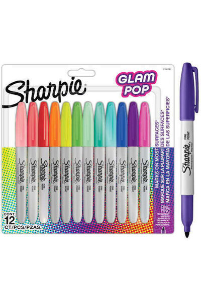 Sharpie Μαρκαδόροι Σχεδίου Λεπτοί 0.9mm Σετ 12 τεμαχίων Κωδικός: 2198780