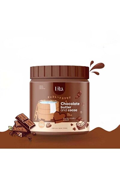 Lita Chocolate Butter & Cocoa Body Oil Scrub 500g - Nourishing Skin Exfoliator