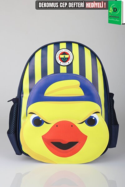 Fenerbahçe Lisanslı Yellow Collection 3D Baskılı Küçük Boy Anaokul Çantası