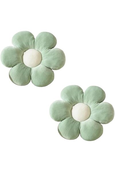Generic 2Pcs Flower Pillow, Floor Cushion, Cute Pillows Daisy Flower Shaped T...