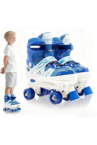Wemart Roller Skates for Kids, Shine Skates 4 Size Adjustable Roller Skates w...