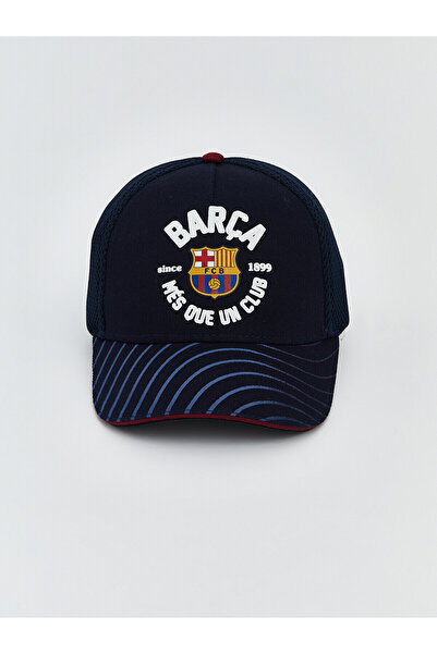LC Waikiki Trendlucky with Difference Fc Barcelona Printed Boy's Cap Hat