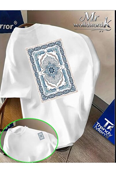 EURO CODE Men's Patterned Printed T-Shirt – Crew Neck, Short Sleeve