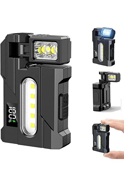 KOWVOWZ G5 EDC Rechargeable Flashlight, 400 Lumens Portable Magnetic Flashlig...