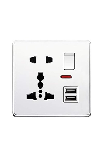 GENERAL Wall Outlets, multi-function switch, universal tamper-proof double so...