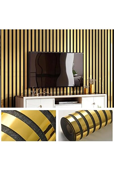 NOAEOU Thickened Grille Grain Wallpaper - 3D Wall Panels Roll 300cm x 40cm PV...