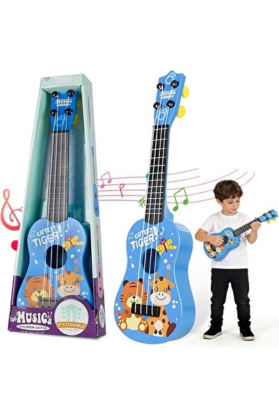 GENERAL Andanna Kids Ukulele, 4-String Toy Guitar with Animal Patterns, ABS P...