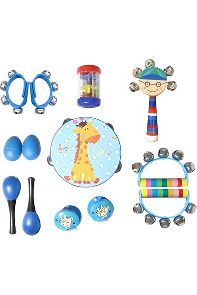 GENERAL Andanna Kids Musical Instruments Sets, 13pcs Wooden Percussion Instru...